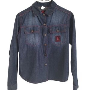 Vintage Dolce & Gabbana  Denim shirt women size 40 xxs